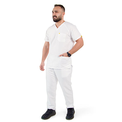 Uniforme Caballero Esencial Cuello V Pantalón Clasico