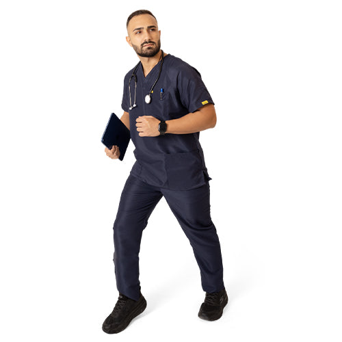 Uniforme Caballero Esencial Cuello V Pantalón Clasico
